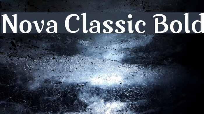Nova Classic Bold Example 2