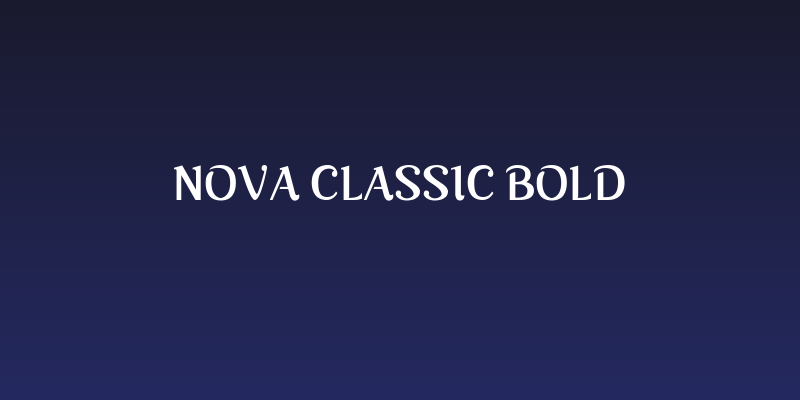 Nova Classic Bold Social Header