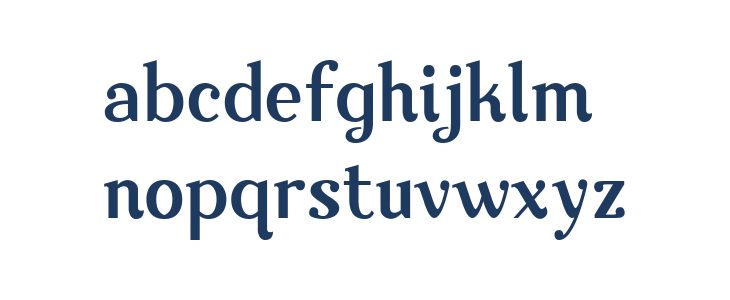 Nova Classic Bold Lowercase