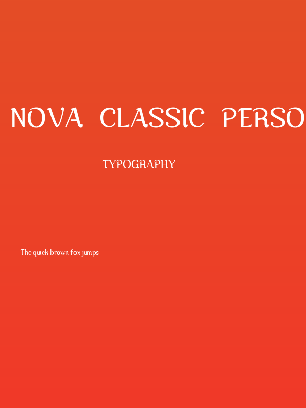 Nova-Classic-Personal-Use-Only Regular Poster