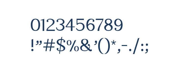 Nova Classic Regular Other Characters