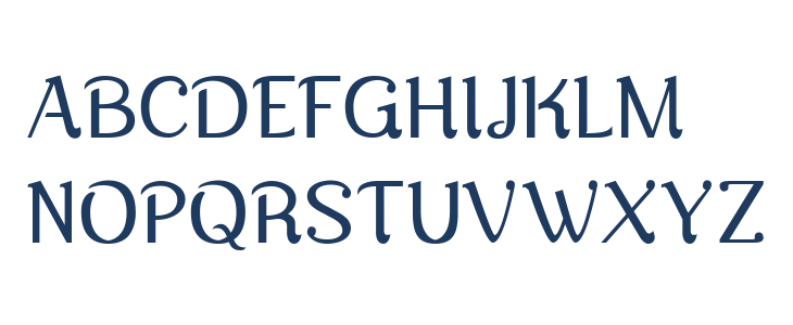 Nova Classic Regular Uppercase