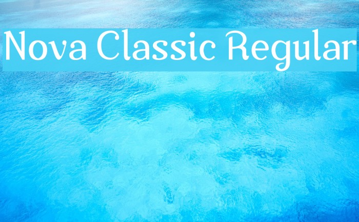 Nova Classic Regular Example 2