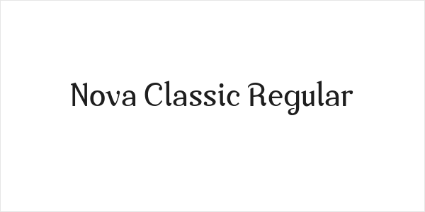 Nova Classic Regular Logo