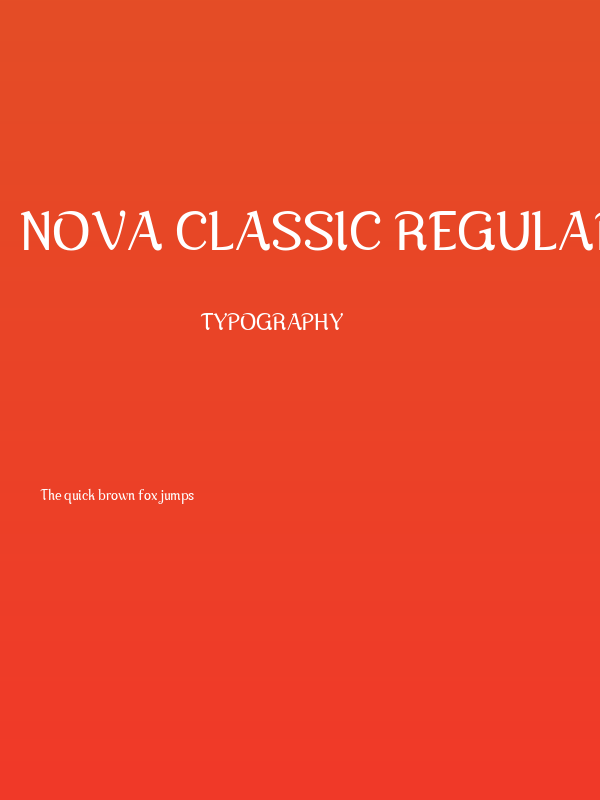Nova Classic Regular Poster