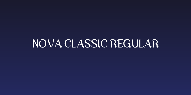 Nova Classic Regular Social Header