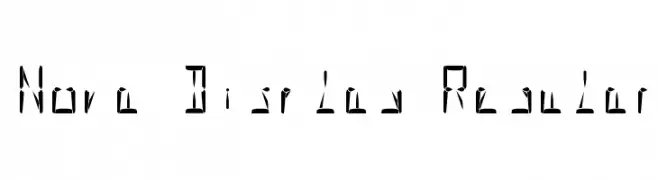 Nova Display Regular  Frei Schriftart Herunterladen