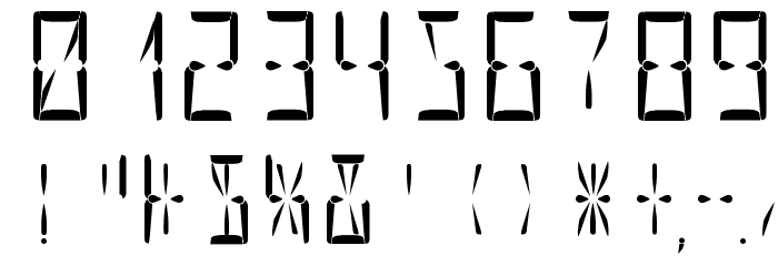 Nova Display Regular Font OTHER CHARS
