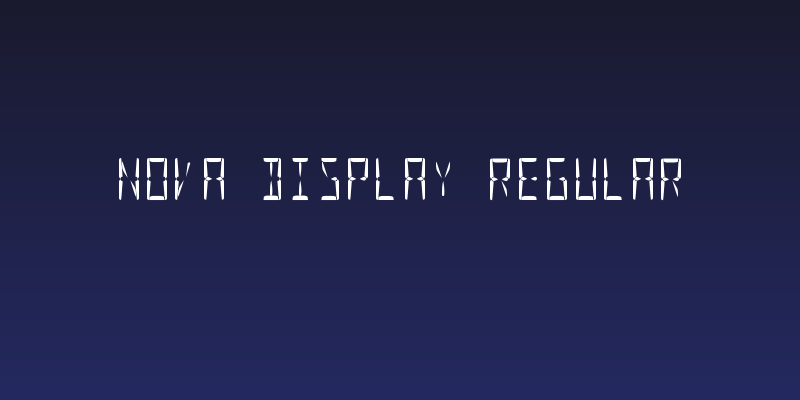 Nova Display Regular Social Header