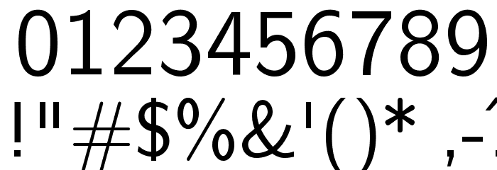 Nova Normal Font OTHER CHARS