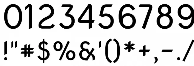 Nova Oval Font OTHER CHARS