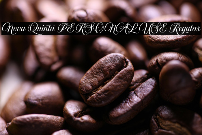 Nova Quinta PERSONAL USE Regular Example 2