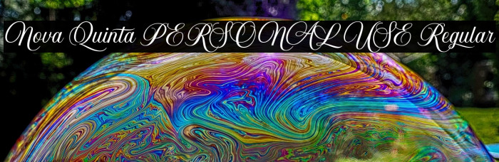 Nova Quinta PERSONAL USE Regular Example 3