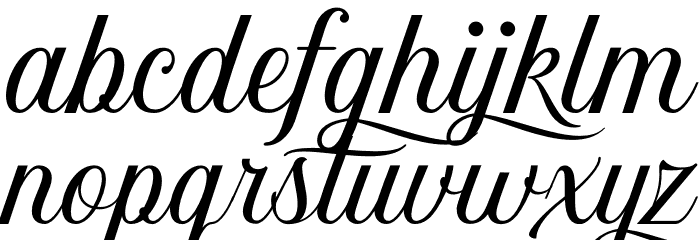 Nova Quinta PERSONAL USE Regular Font LOWERCASE
