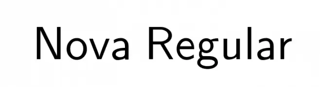 Nova Regular  لخطوط تنزيل