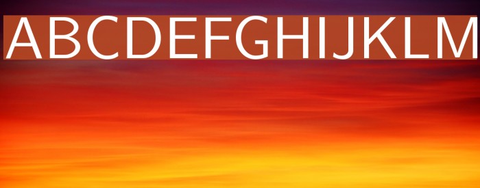 Nova Regular Font examples