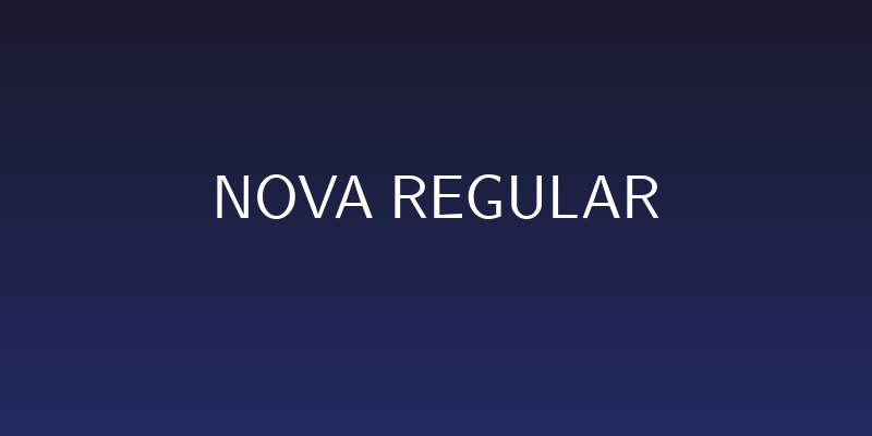 Nova Regular Social Header