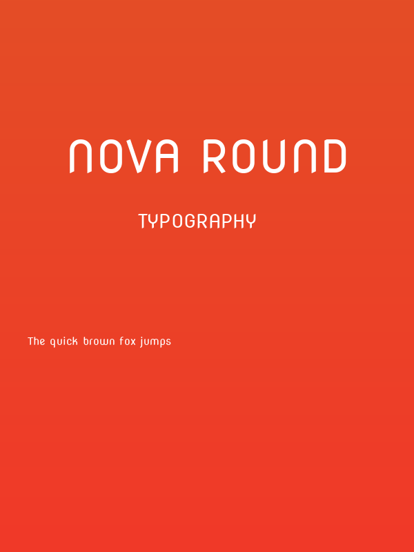 Nova Round Poster