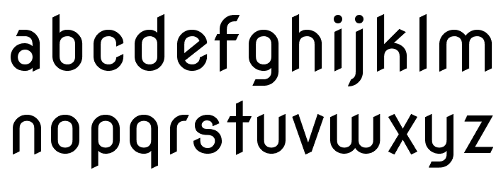 Nova Round Font LOWERCASE