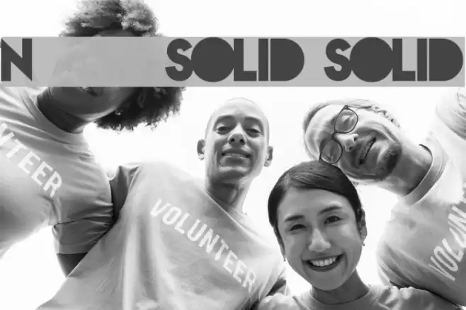 Nova SOLID SOLID Font examples