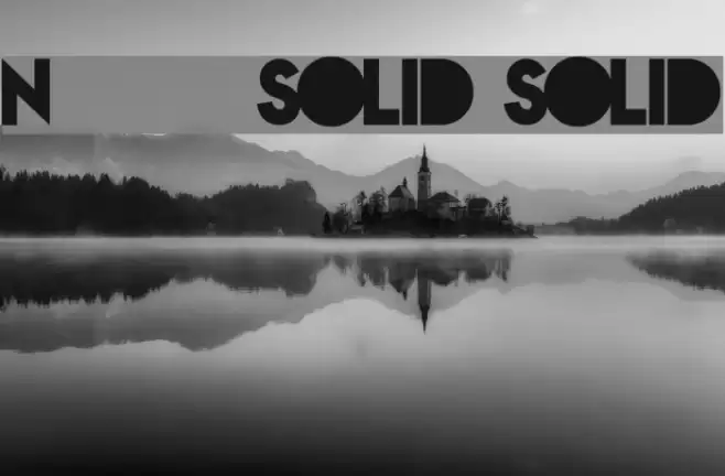 Nova SOLID SOLID Font examples