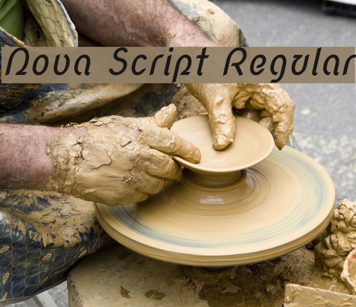 Nova Script Regular Font examples