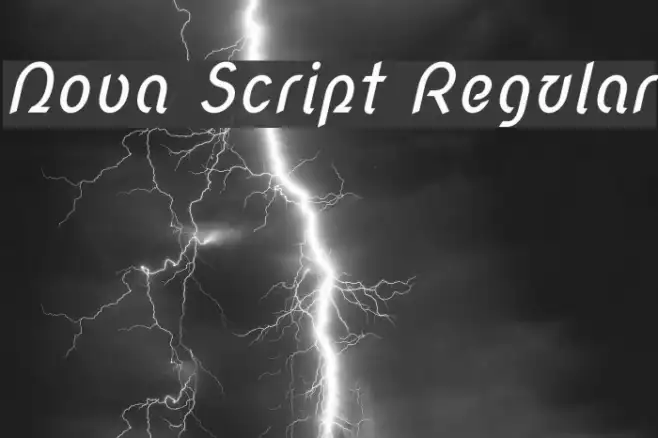 Nova Script Regular Example 3