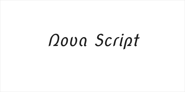 Nova Script Logo