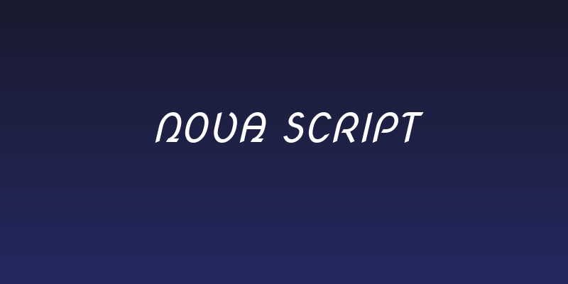 Nova Script Social Header