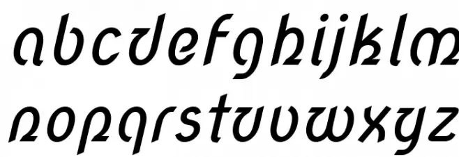 Nova Script フォント 小文字