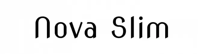 Nova Slim  नि: शुल्क फ़ॉन्ट्स डाउनलोड
