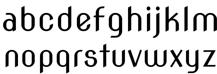 Nova Slim Font LOWERCASE