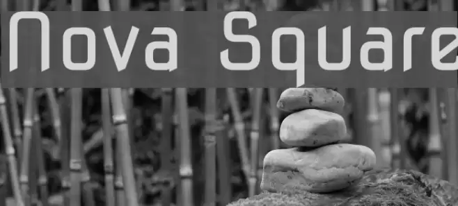 Nova Square خط examples
