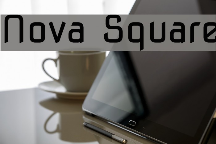 Nova Square Font examples