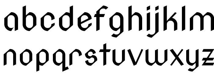 NovaCut Font LOWERCASE