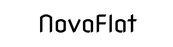 NovaFlat Font
