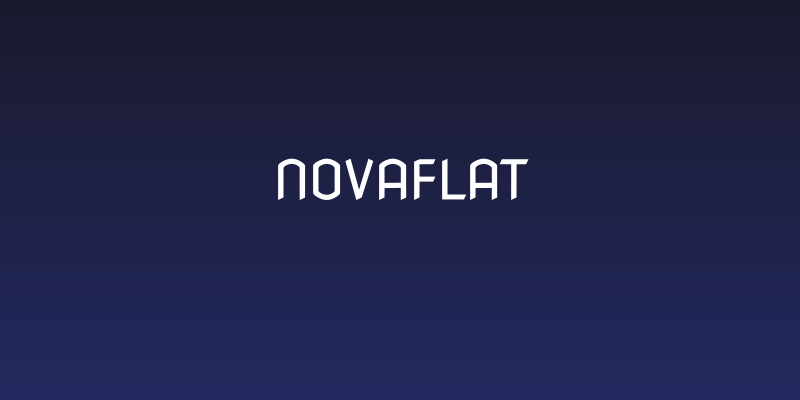 NovaFlat Social Header