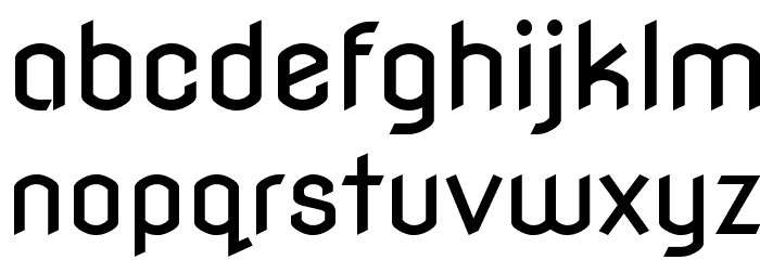 NovaFlat Font LOWERCASE