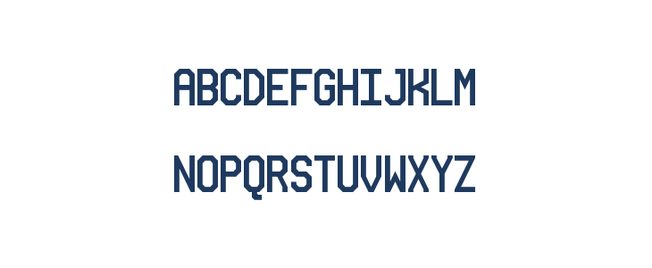 NovaMono Regular Uppercase