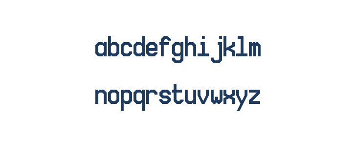 NovaMono Regular Lowercase