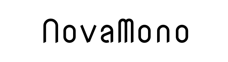 NovaMono Font