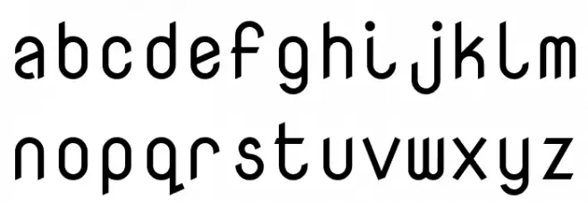 NovaMono Font Litere mici