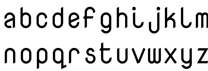 NovaMono Font LOWERCASE