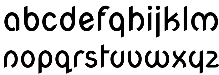 NovaOval Font LOWERCASE