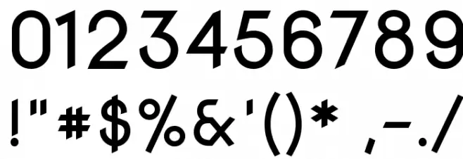 NovaRound Font OTHER CHARS