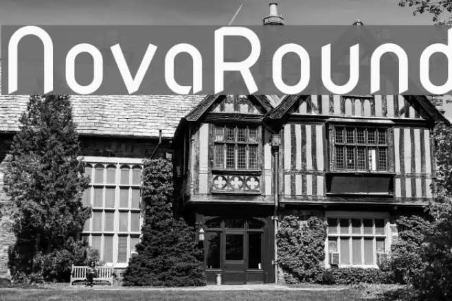 NovaRound Font examples