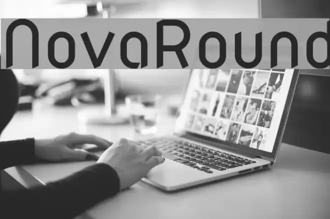 NovaRound Font examples
