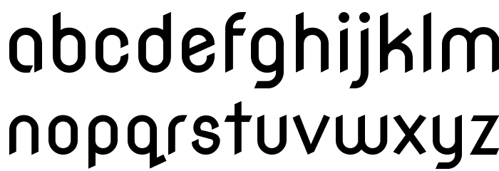 NovaRound Font LOWERCASE