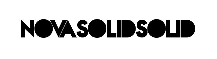 NovaSOLIDSOLID  フリーフォントのダウンロード