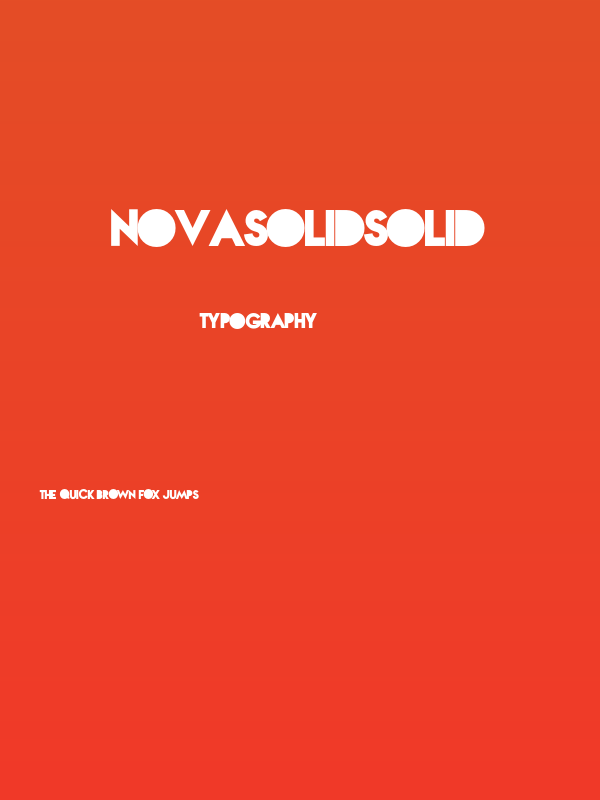 NovaSOLIDSOLID Poster